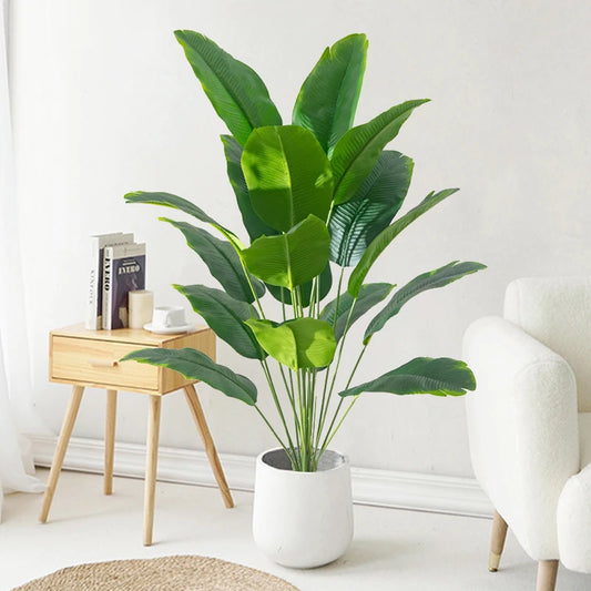 Artificial Banana Leaf Plant – Realistic Tropical Greenery (3 Sizes)