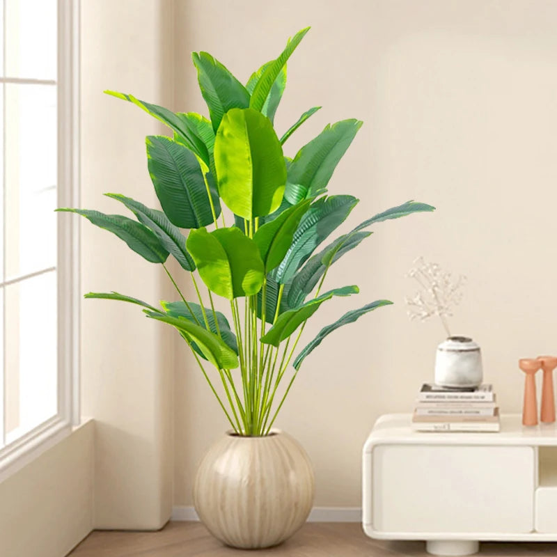 Artificial Banana Leaf Plant – Realistic Tropical Greenery (3 Sizes)