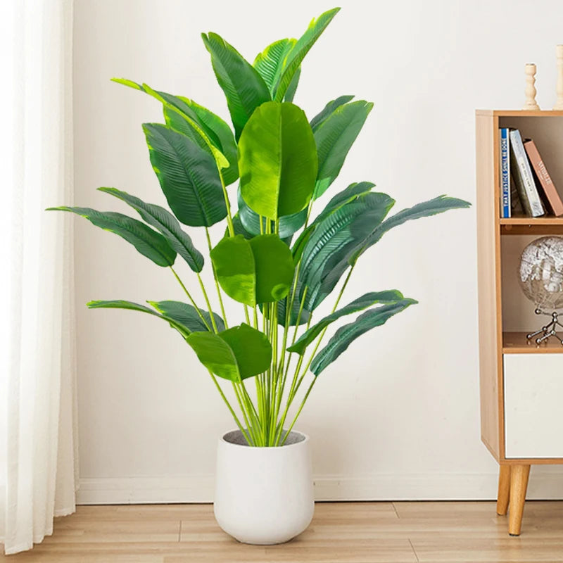 Artificial Banana Leaf Plant – Realistic Tropical Greenery (3 Sizes)